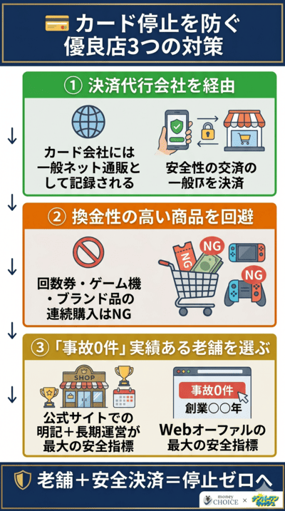 カード利用停止リスクを防ぐ優良店の対策