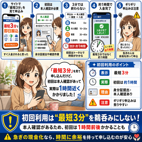 エニタイムの初回利用時の時間に関する不満