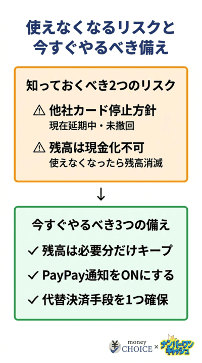 今後PayPayでバンドルカードが使えなくなる可能性と最新情報