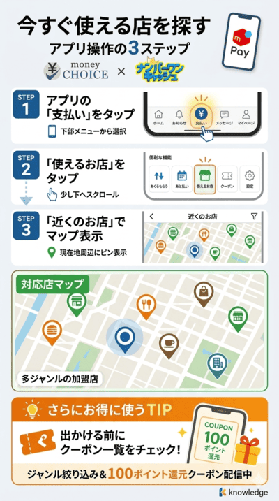 現在地からすぐ見つかる！アプリを使った近くのお店の探し方