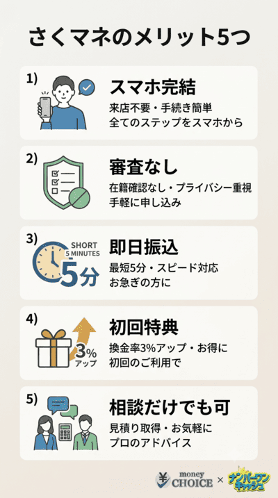 さくマネを利用するメリット